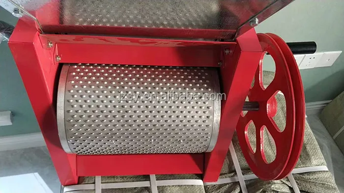 SY-160 commercial small Coffee bean skin removing machine/manual fresh coffee peeler machine in Africa