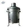 Galvanized Garden Incinerator 85 Litre For Garden Waste Funnel For Controlled Smoke Disposal