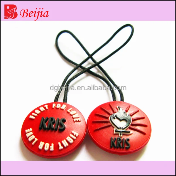 Custom Design Embossed 3d Logo Metal Zippers Pulls Rubber Zipper Pull Buy Silicone Zipper
