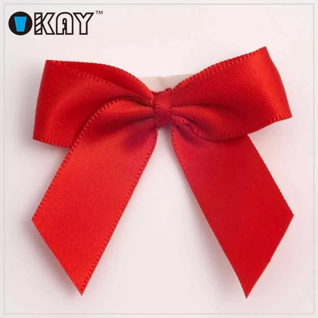 Pre-made Self Adhesive Satin Ribbon Bow For Gift Packing - Buy Self ...