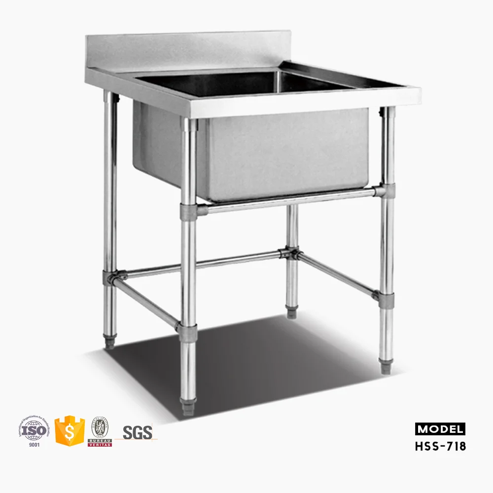 Single Sink Commercial High Quality Stainless Steel Work Table Buy Stainless Steel Work Table With Under Shelf