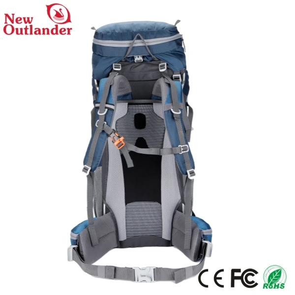 Metal External Frame 60 Liter Waterproof Backpack For Hiking Buy