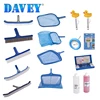 Swimming pool accessories leaf skimmers/wall brushes/cartoon floating thermometers/ph test kit