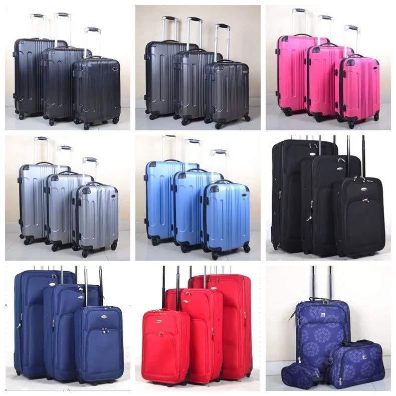 Leather Luggage Bag Travel Trolley Luggage - Buy Leather Luggage Bag ...