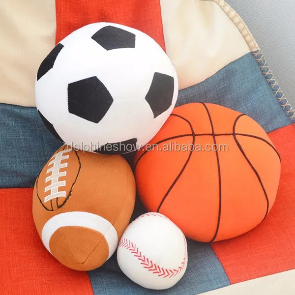Custom Stuffed Plush Ball Toy Wholesale Promotional Soft Baby Toy Plush