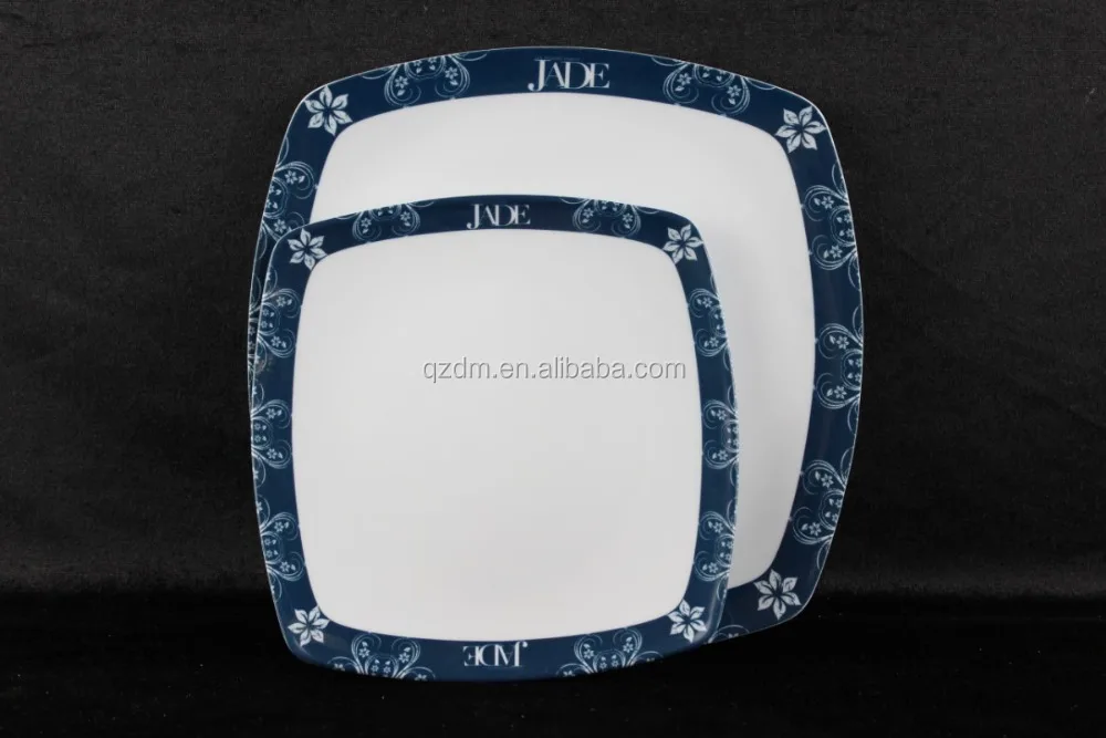 Plastic Cake dishes Melamine Dinner plate for Picnic