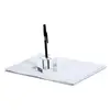 acrylic resin Rollerball pen block acrylic paper weight transparent lucite writing implement stand