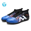 Wholesale Stock size 35-45 High Ankle Top Custom Soccer Shoes Cleats Football Trainers Sports Athletic Boots