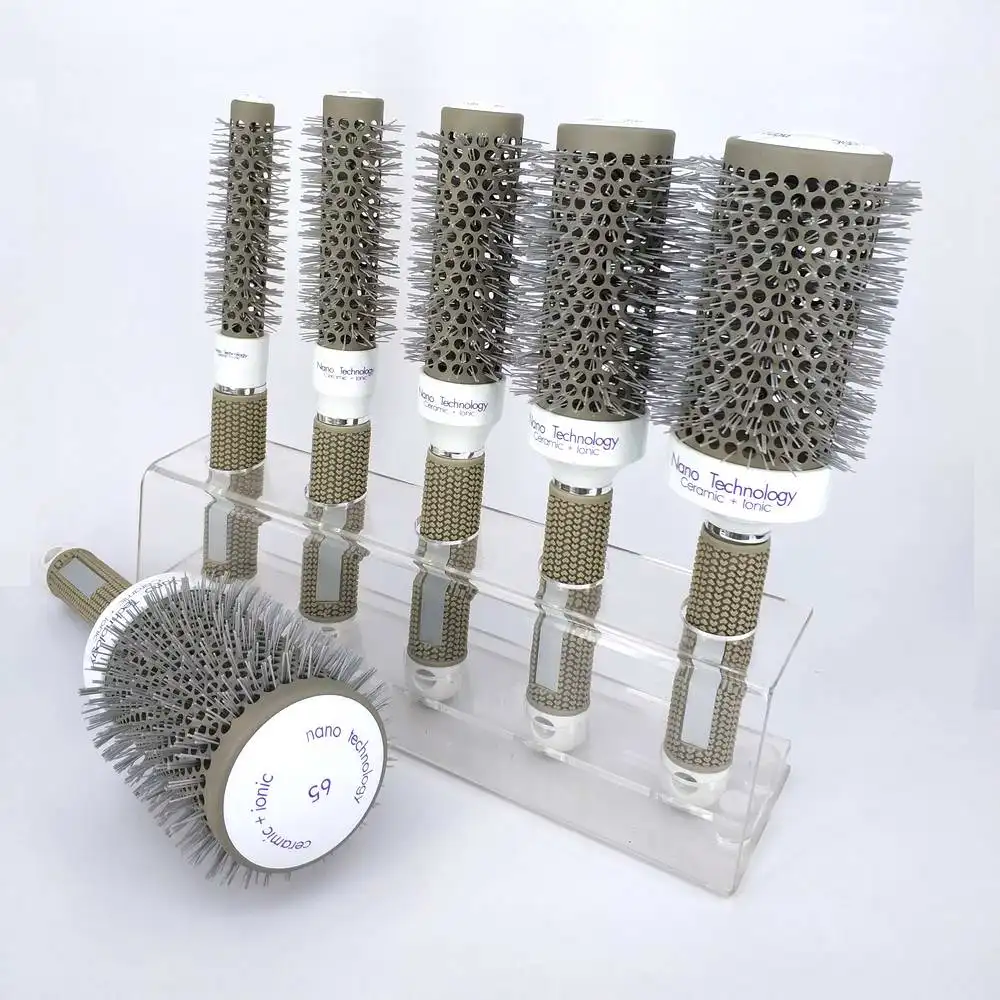 Professional Salon Hair Brush Set Wholesale Heated Round Ceramic Brush