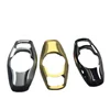 top precision cnc machined customized gold plated steel car key cover housing for high end car