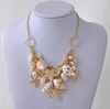 2016 New Desgin gold shell and starfish women charm necklaces and bracelet charm pearl jewelry sets