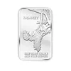 cheap business gift custom brass metal embossed eagle silver plating bullion 10 ounces ag999 1 oz pure fine silver bar