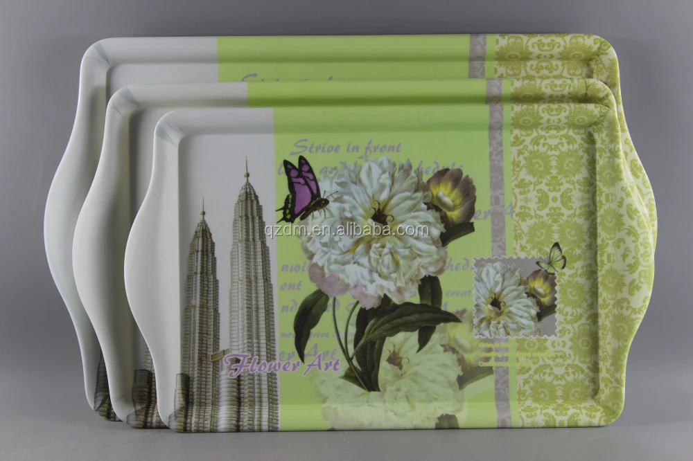 Nail Polish Face Melamine Tray Set