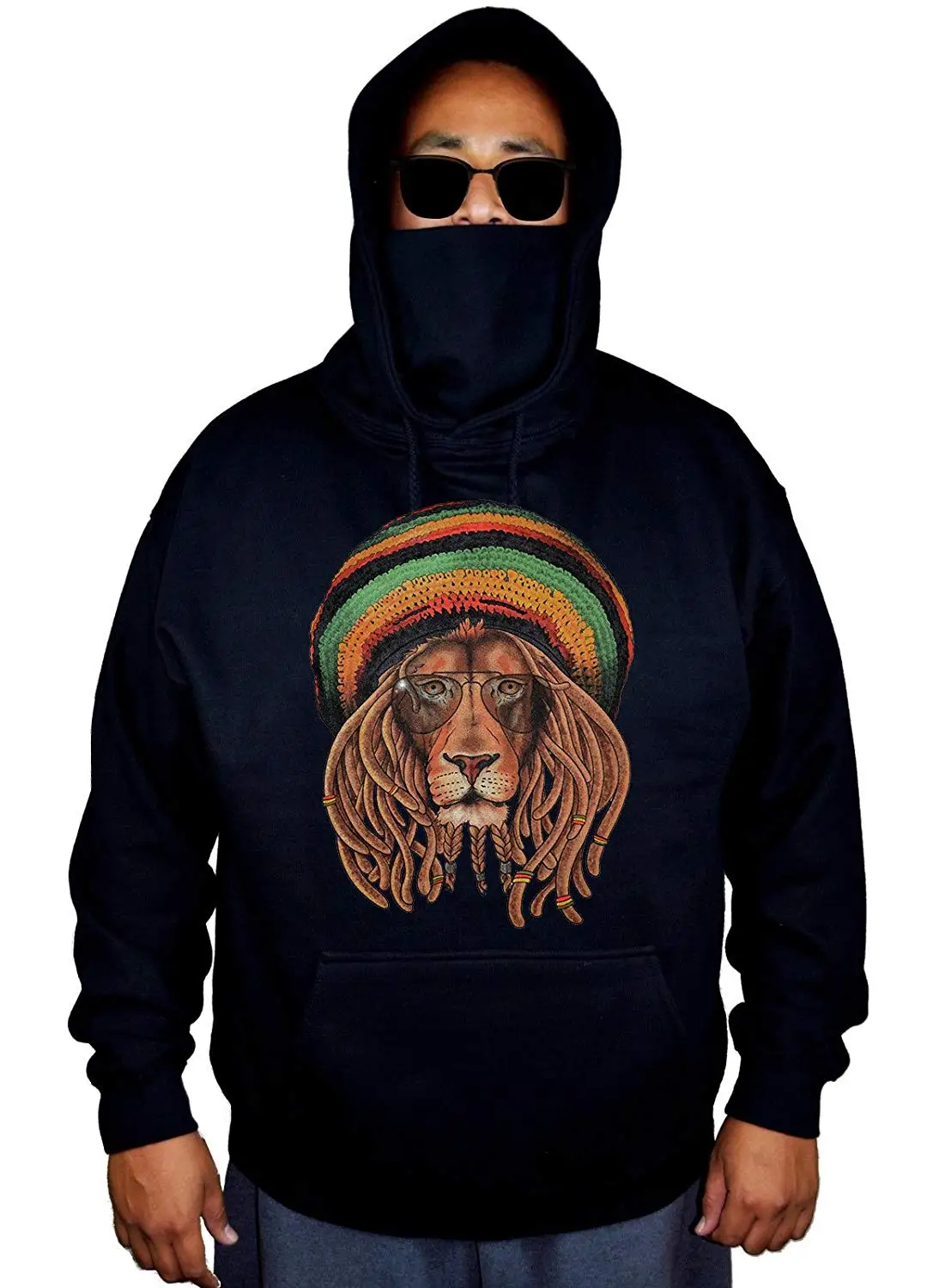 Rasta Lion Dreds Judah Ganja Unisex Crewneck Rastafari Sweater