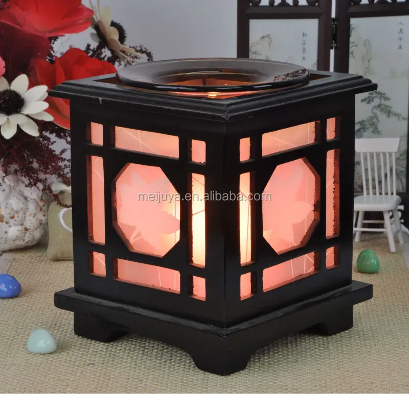 Electric Luxury Fragrance Lamp Wooden Oil Aroma Lamps M0086 - Buy