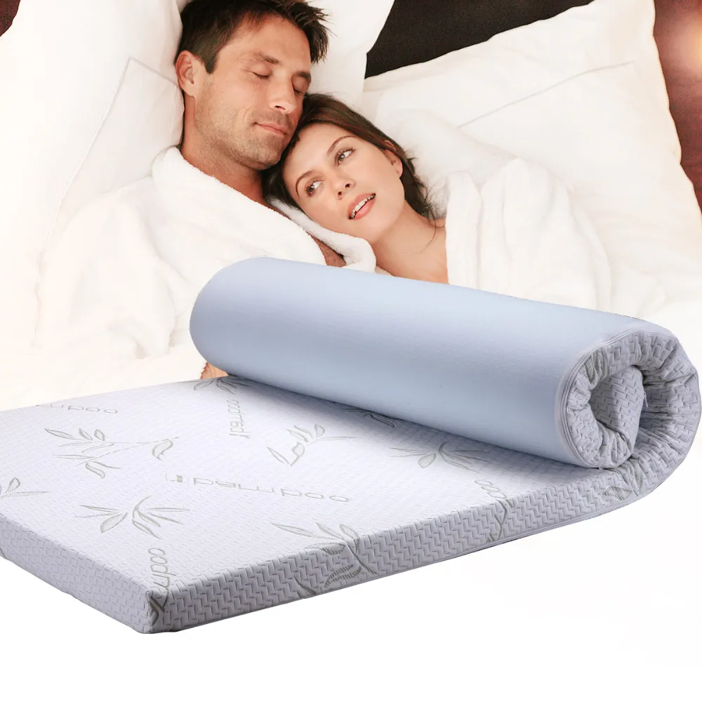 High Quality Slow Rebound Memory Foam Mattress Topper Roll Pack For