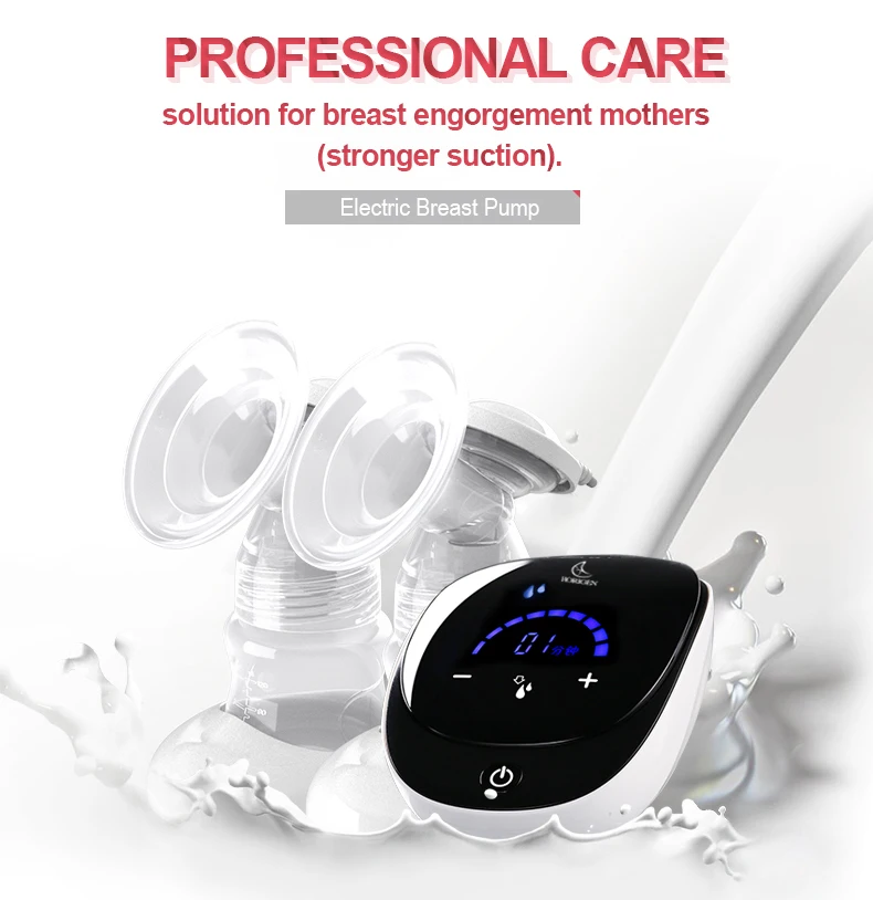 Horigen Breastfeeding Pump Breast Milk Collector Double Electric Breast