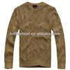 Pullover with elbow patches men's shrug sweater
