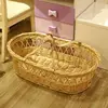 Small Moq Natural Baby Gift Wicker Empty Basket
