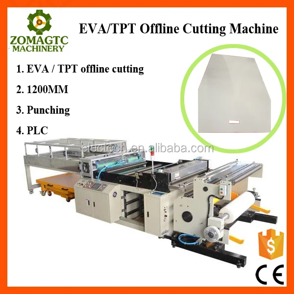 Solar Panel Production Automatic Eva/tpt Cutting And Paving Machine ...