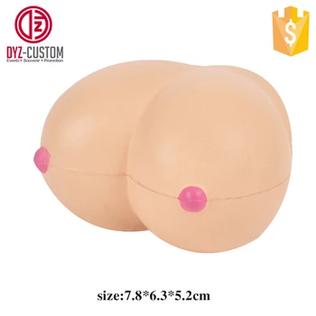 breast shaped stress ball