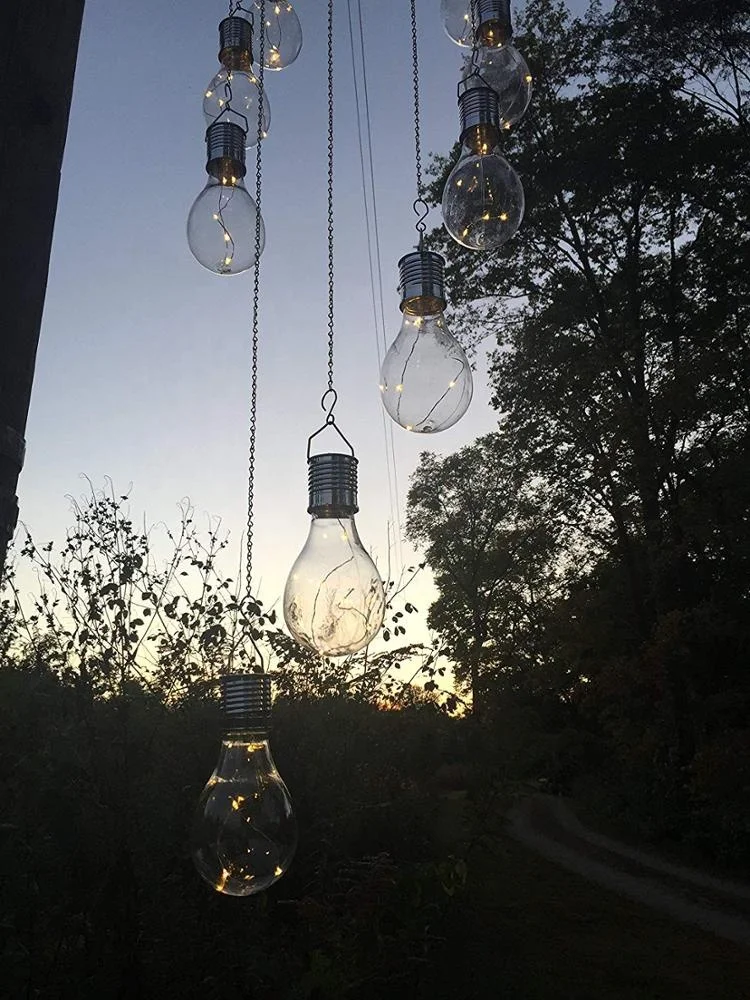 Outdoor Garden Decoration Industrial Rewind Hanging Garden Led Outdoor