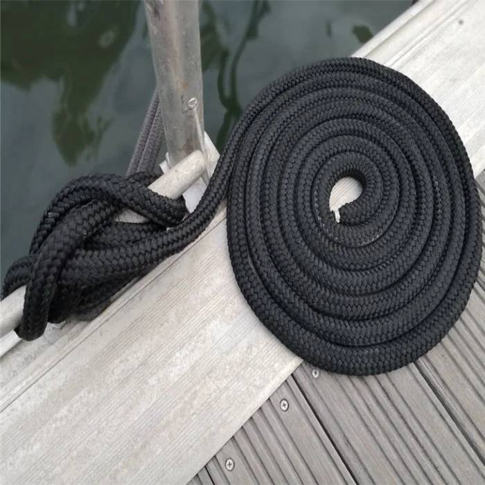 mooring rope double braided anchor rope with thimble boat anchor rope