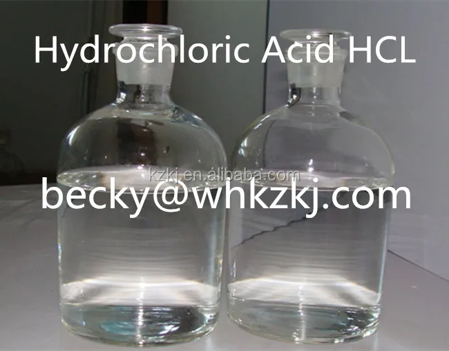 Hydrochloric Acid Hcl Food Industrial Fertilizer Grade Chlorhydric Acid