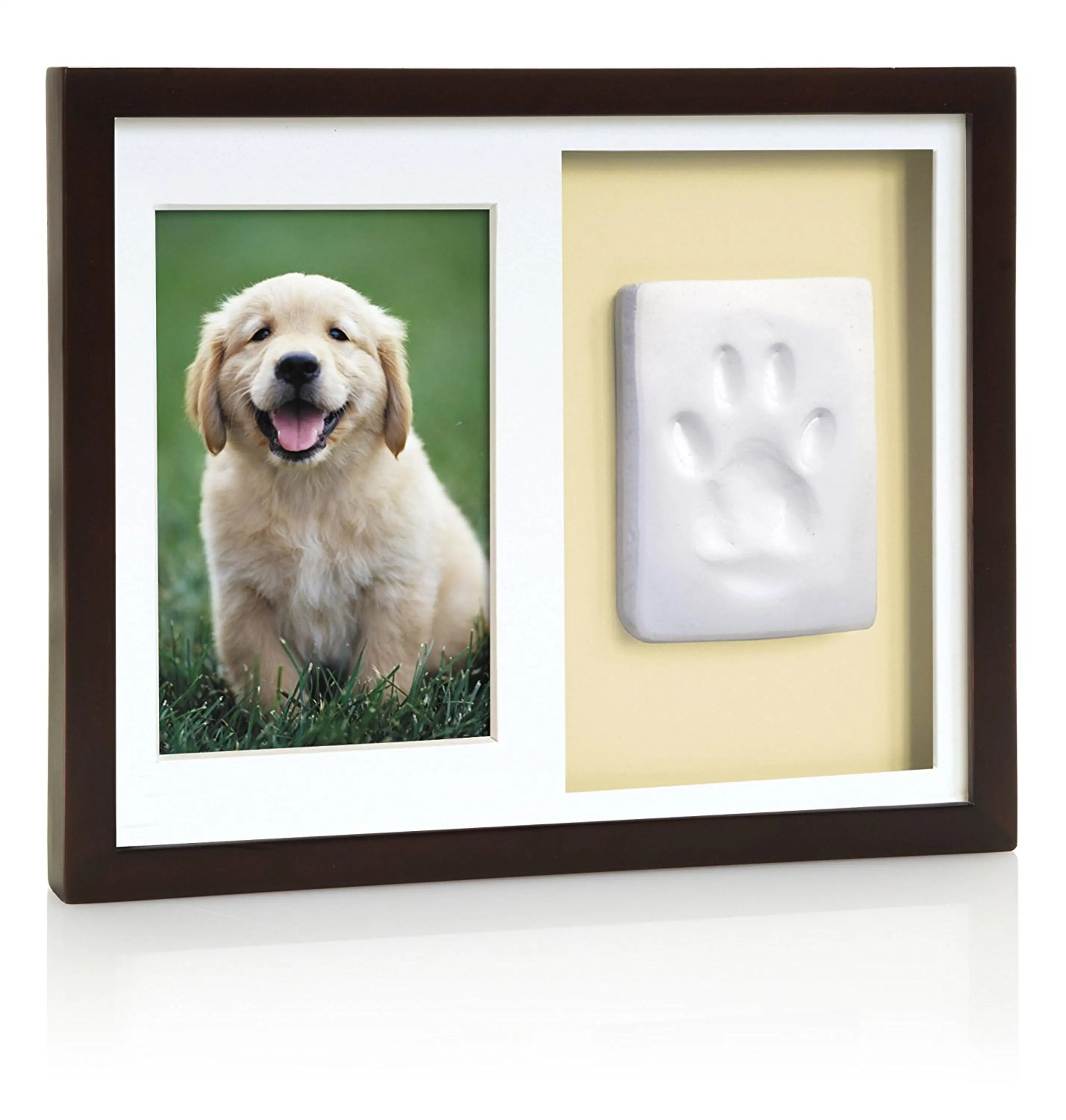 Pet Keepsake Photo Frame With Clay Imprint Kit For Gift Buy Dog