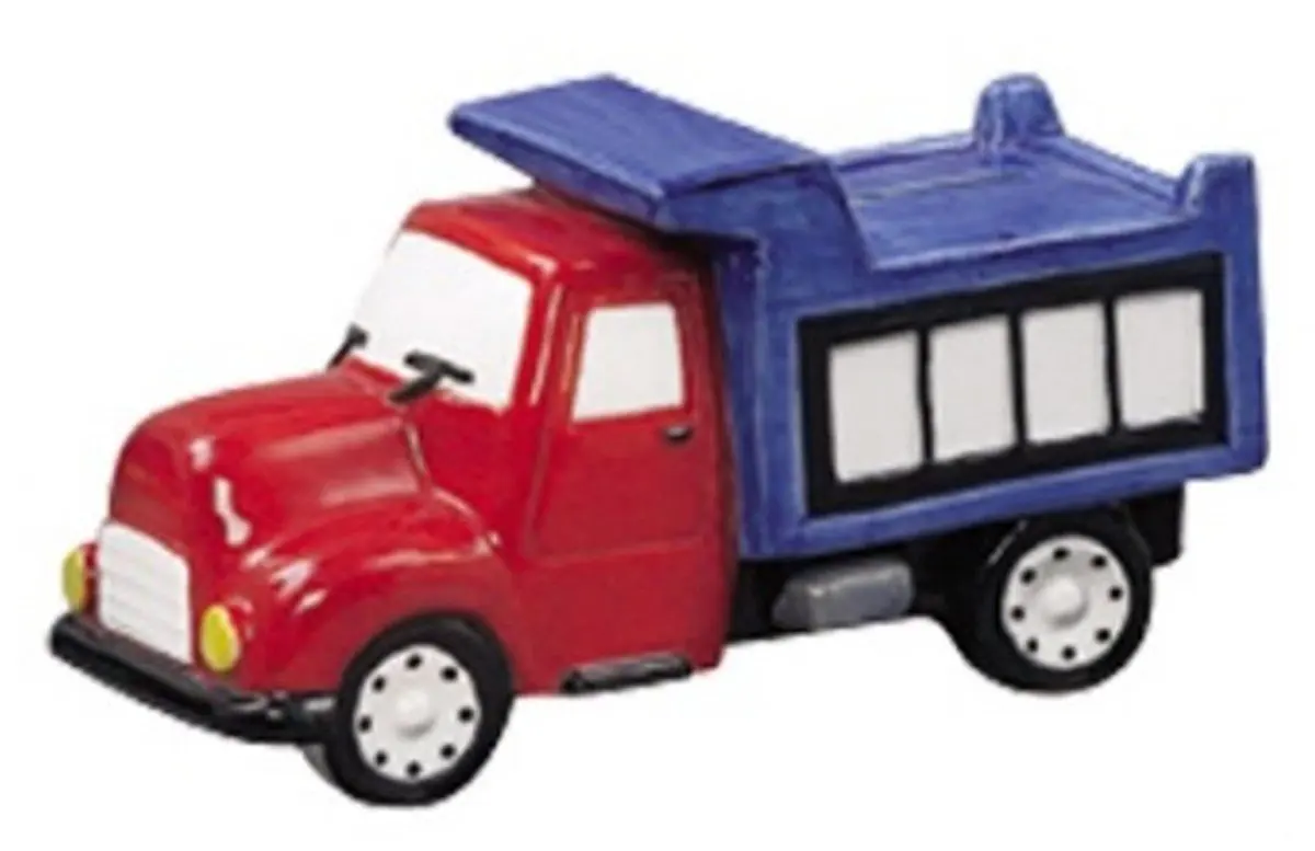 dump truck piggy bank