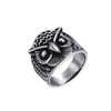 15485 xuping jewelry men's ring stainless Steel An owl ring