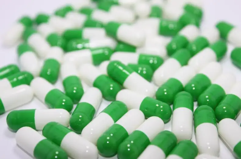 Empty Organic Pill Capsules Green And White Size 2 Price On 15000 Caps