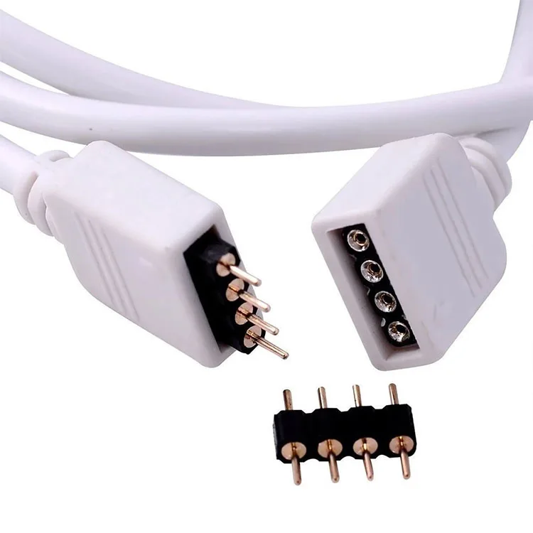 Chenbz 4 Pin 1 to 2 Female to Female LED RGBW Splitter Connector Cable 30CM 