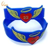 Low moq silicone fashion accessories make your own logo oem bracelet