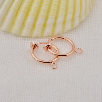 Fashion Fake 4k Gold Earrings Hoop Link Chain H Oop Fashion Fake 4k Gold Earrings Hoop Link Chain H Oop