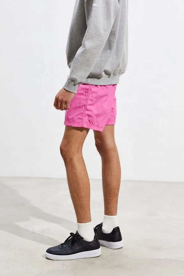 mens function nylon belted trial gym running biker shorts