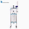 Top quality Lab use Distillation chemical Glass reactor price
