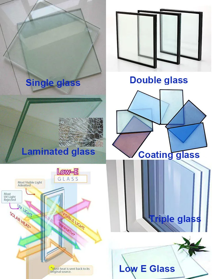 Glass Bi Folding Window Doors / Frameless Corner Window for House Decoration