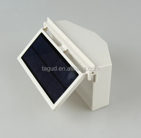 Dubai 2 pcs fan auto bertenaga surya, knalpot keren mobil 