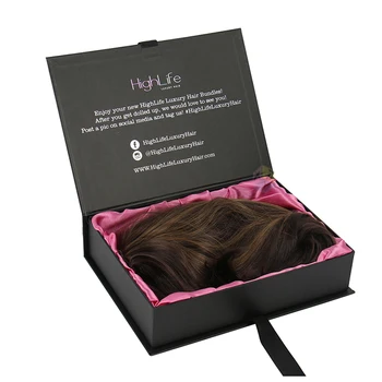 Hair Extension Luxury Packaging Matte Black Box - Buy ... hair extensions fuse box 