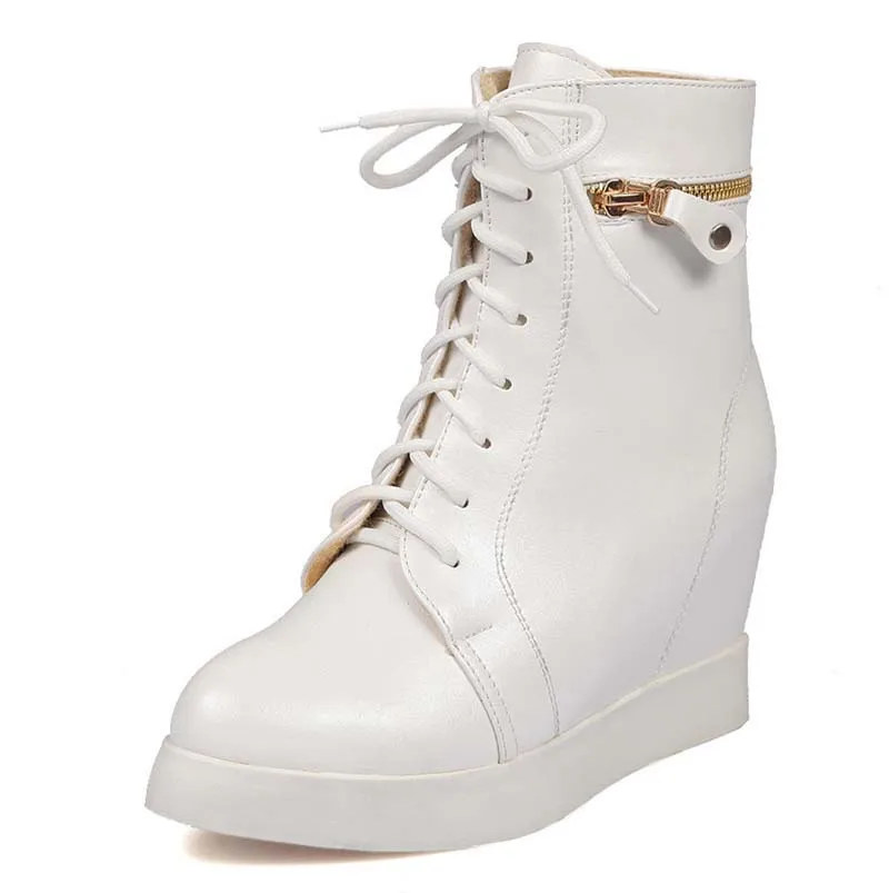 soft leather lace up ankle boots