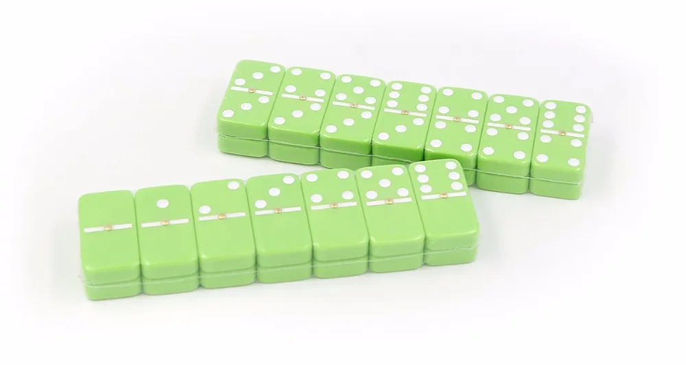 Spinner Domino Set Custom 28 Green Jumbo New Game Set Buy Domino Set