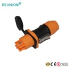 High Quality powercon connector UL94 V-0 aviation material PA6/PA66 power plug socket multiple