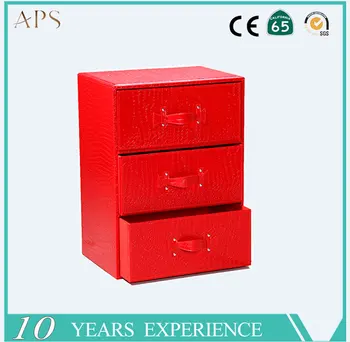 3 Drawers Leather Wood File Cabinet Home Office Supplies Storage 3 Drawers Leather Wood File Cabinet Home Office Supplies Storage Organizers
