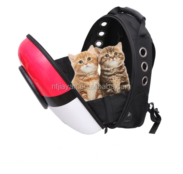 plastic cat backpack