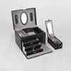Luxury Large Leather Cufflinks Cases Cuff link boxs bangle Big size jewelry box