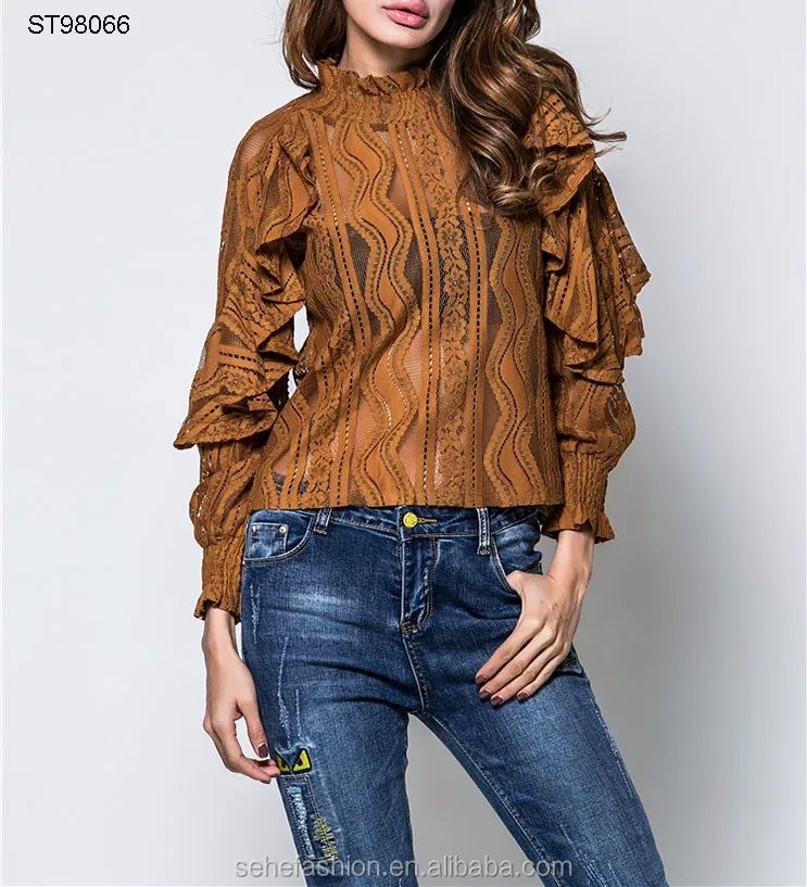 Fashion Tops Seethrough Women Blouse Sexy Tank Top Cleavage Buy