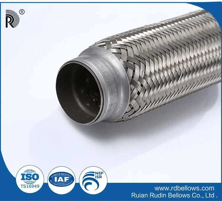 Factory Supply Noise Reduction Polishing Universal Car Stainless Steel Exhaust Bellows Buy