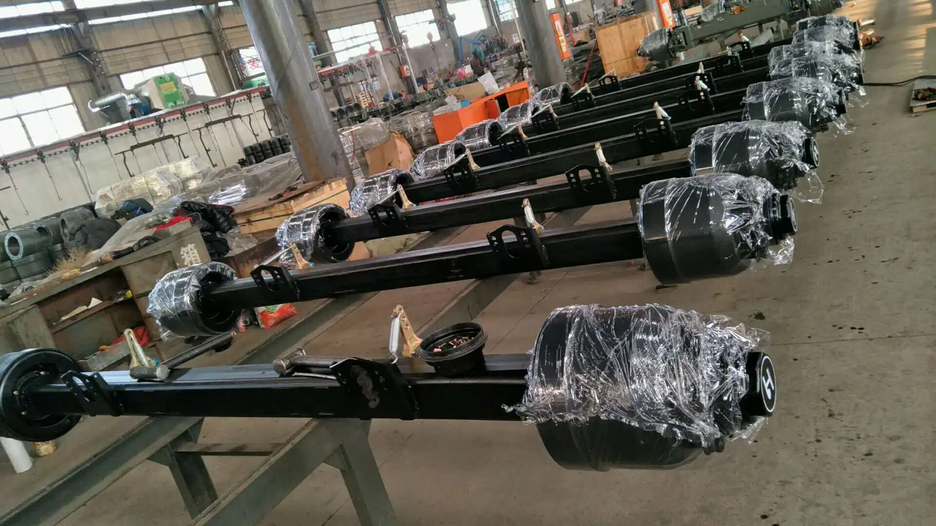 Iso Certificated American Type Trailer Axles For Semitrailer Buy Air