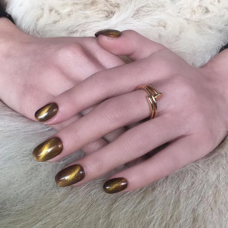 Nail Suppliers New Cat Eye Gel Nail Polish Christmas Nail Art With Msds